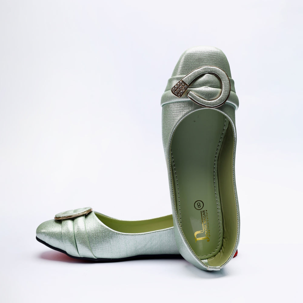 Aqua Green Fancy Pumps