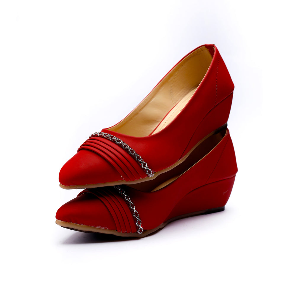 Red Gel Sole Comfort Pump