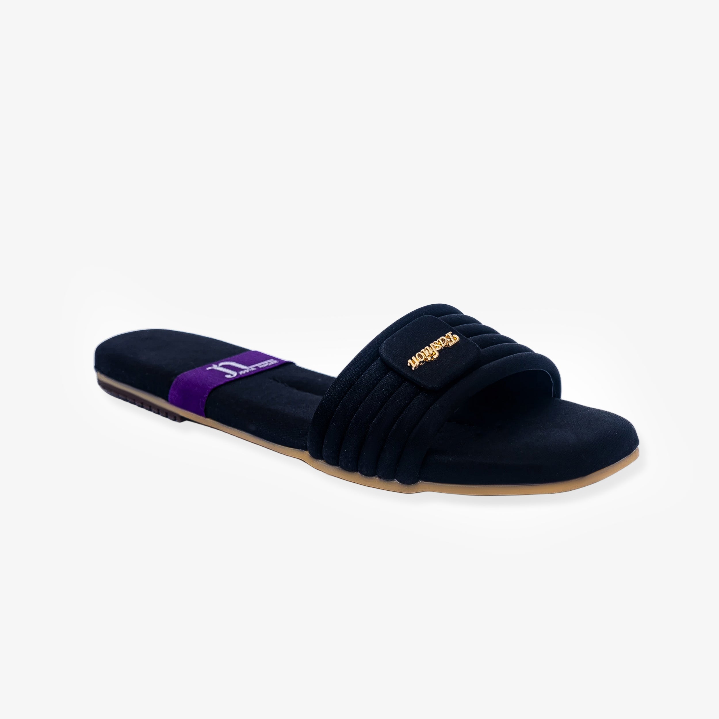 Noir Comfort Slides