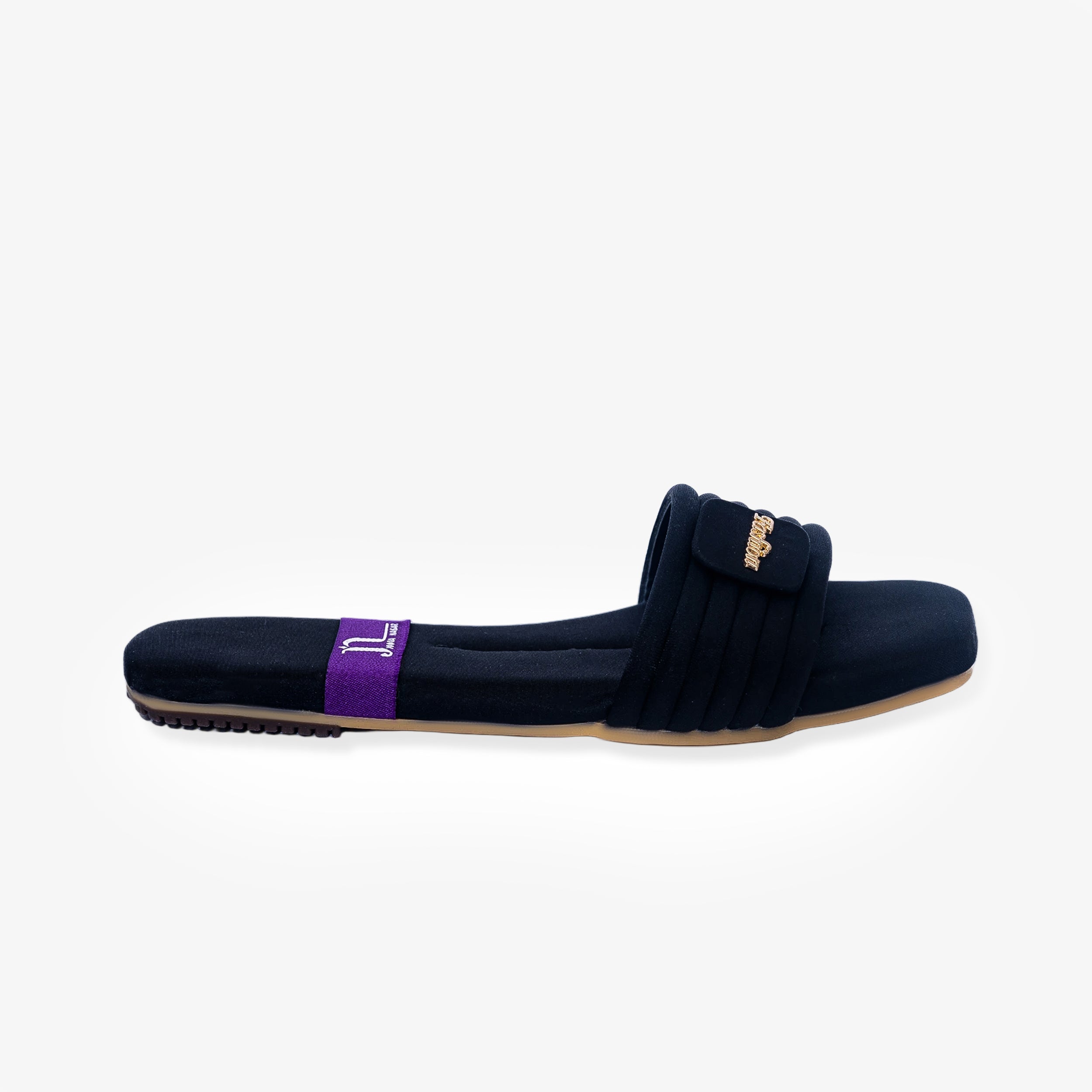 Noir Comfort Slides