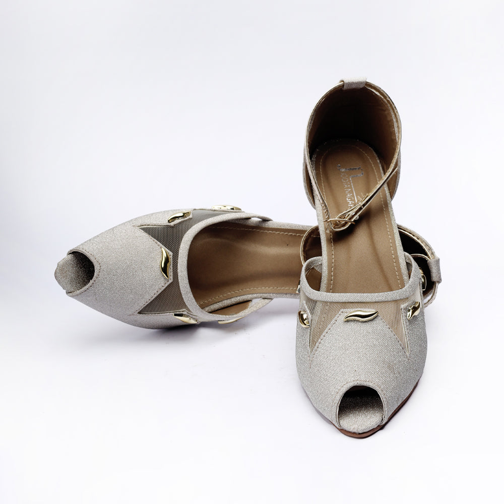 Fancy Bridal Block Heels