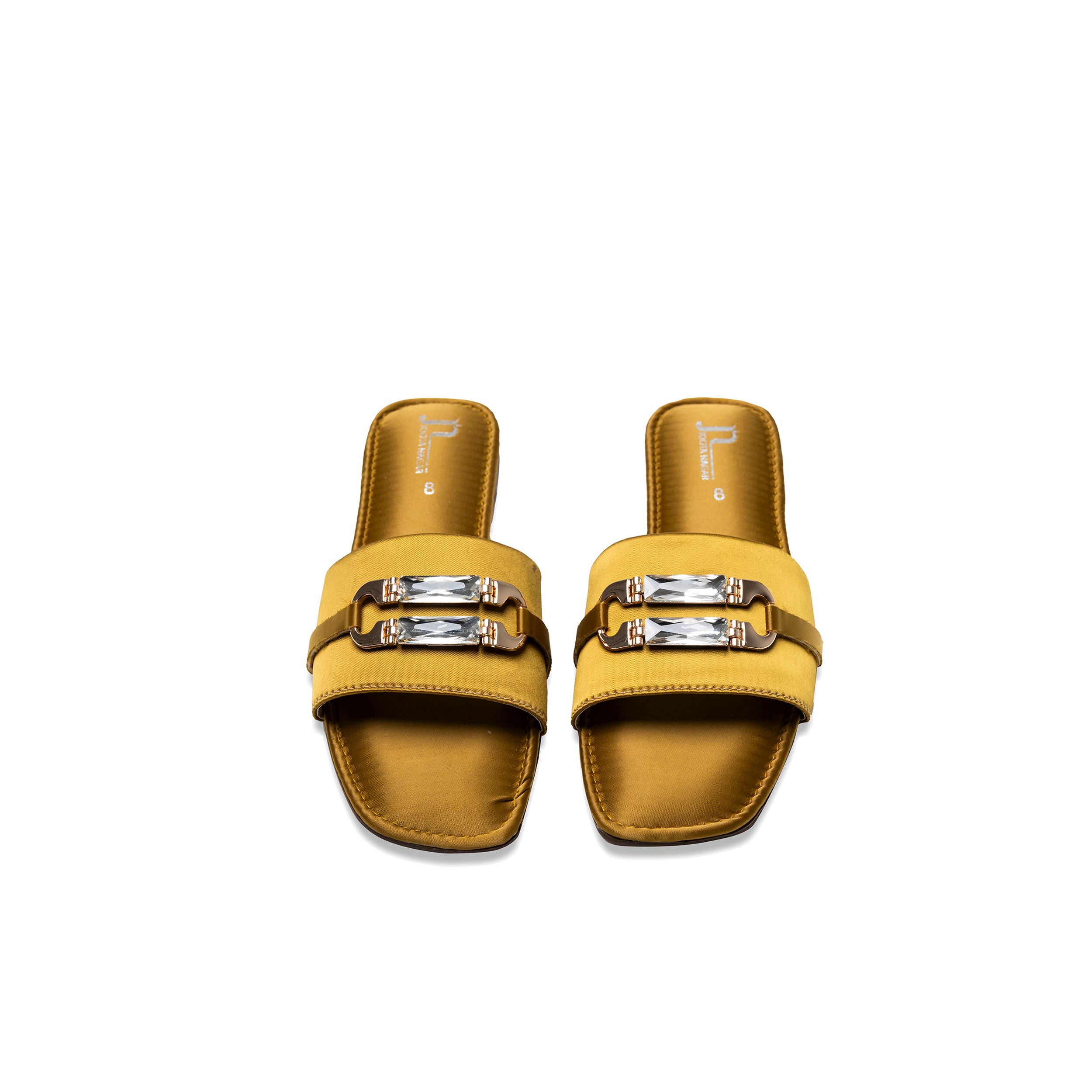 Amber Gold Luxe Flats