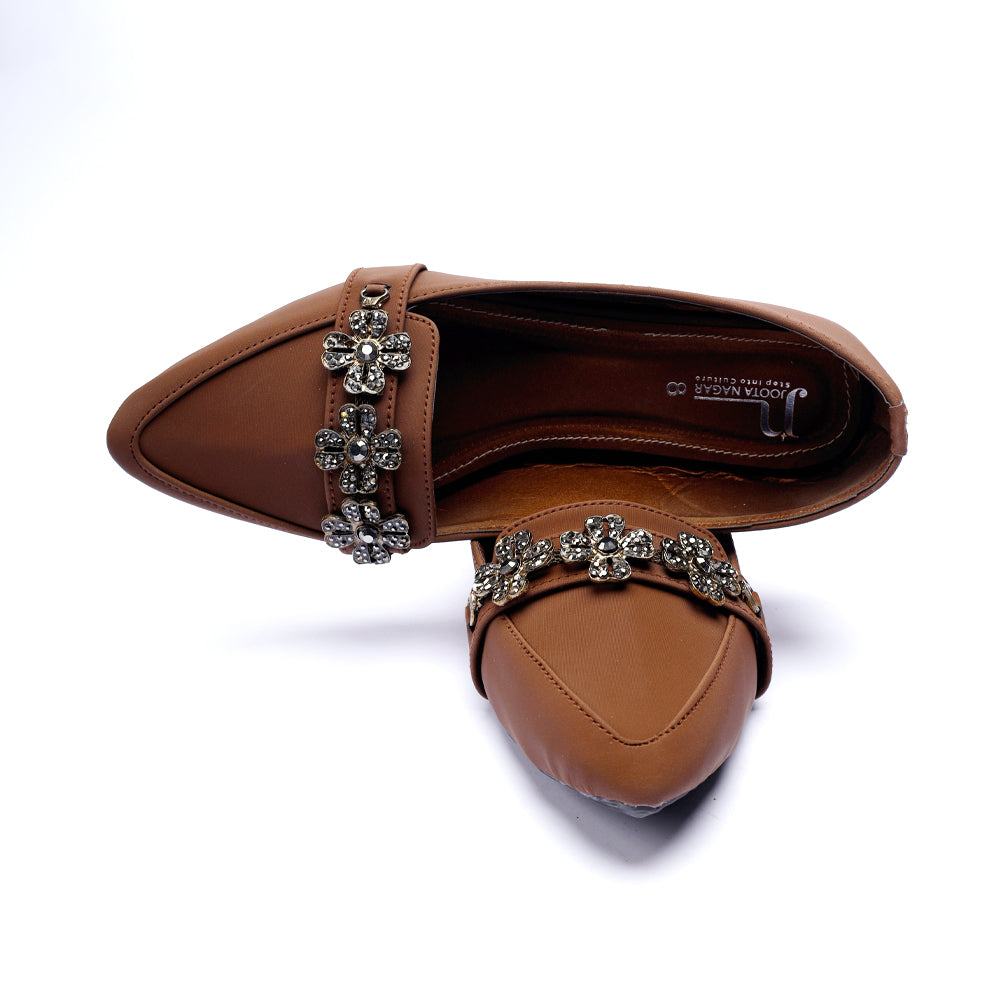 Brown Fancy Pumps