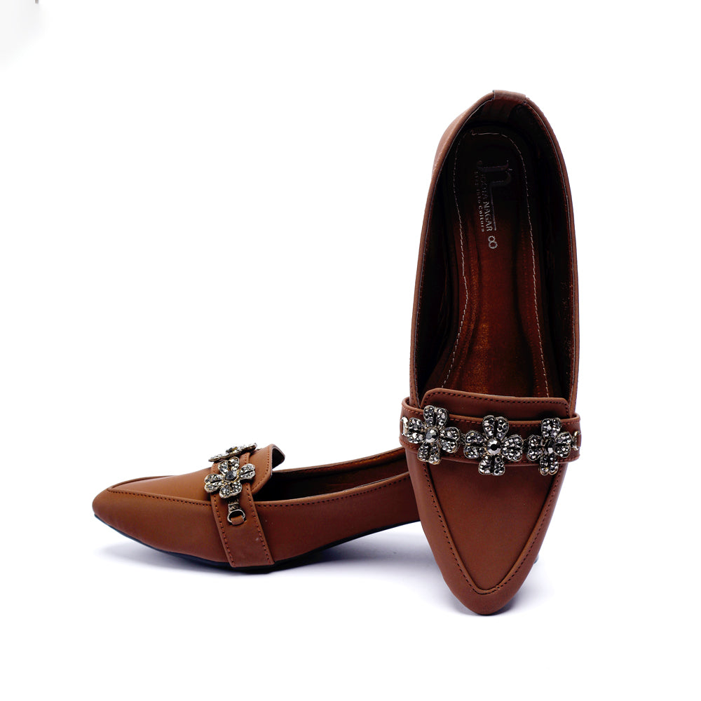 Brown Fancy Pumps