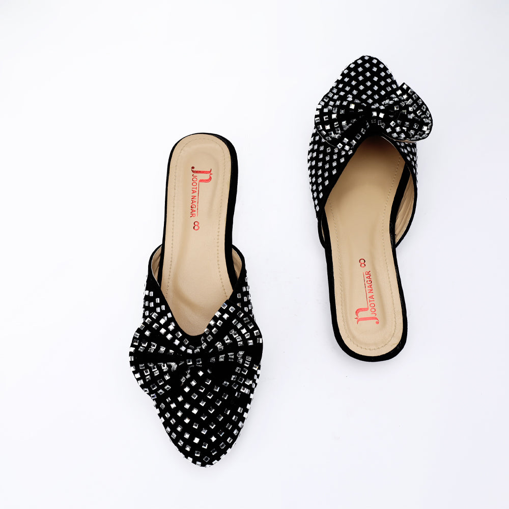 Black Bow Comfort Pump