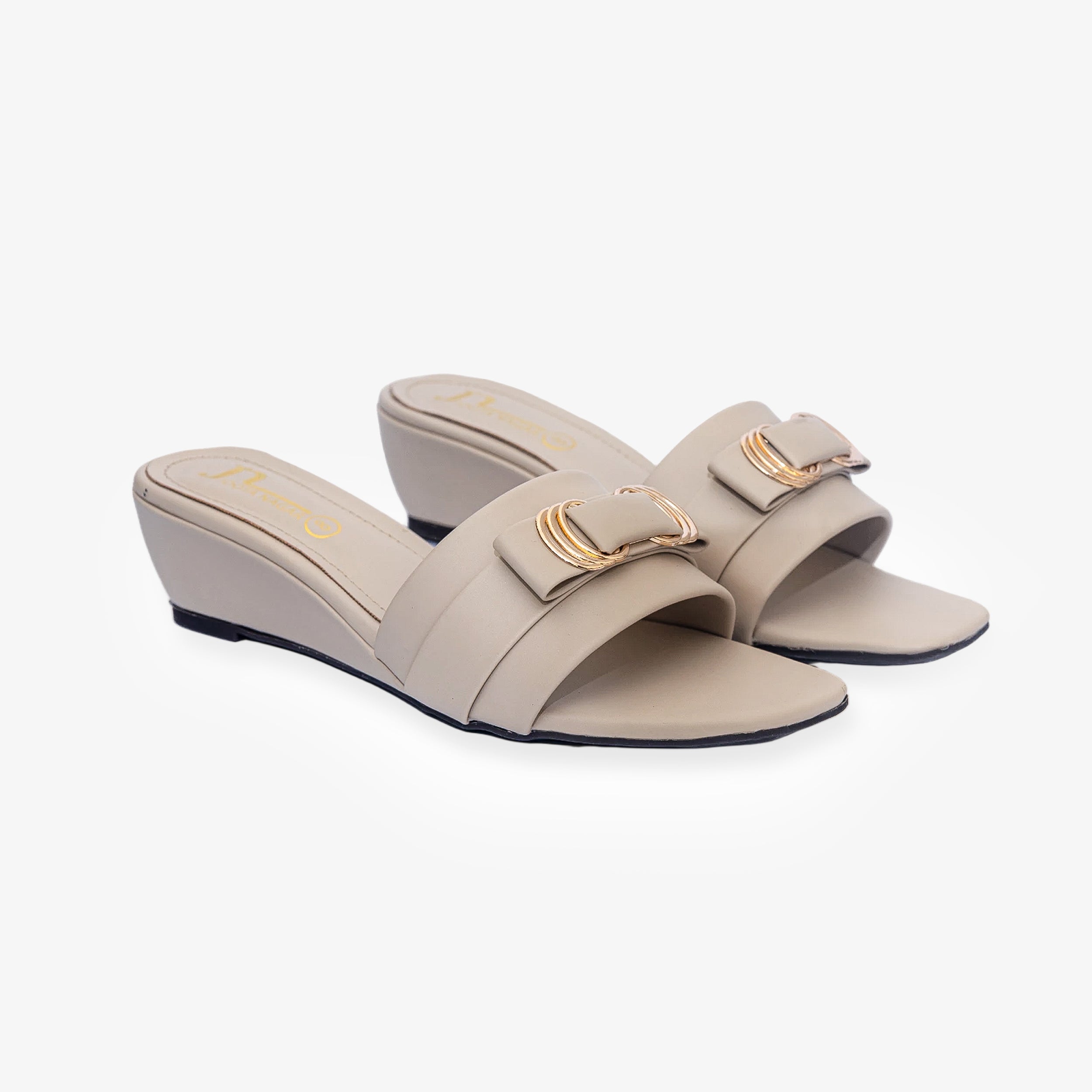 Ivory Buckle Wedge