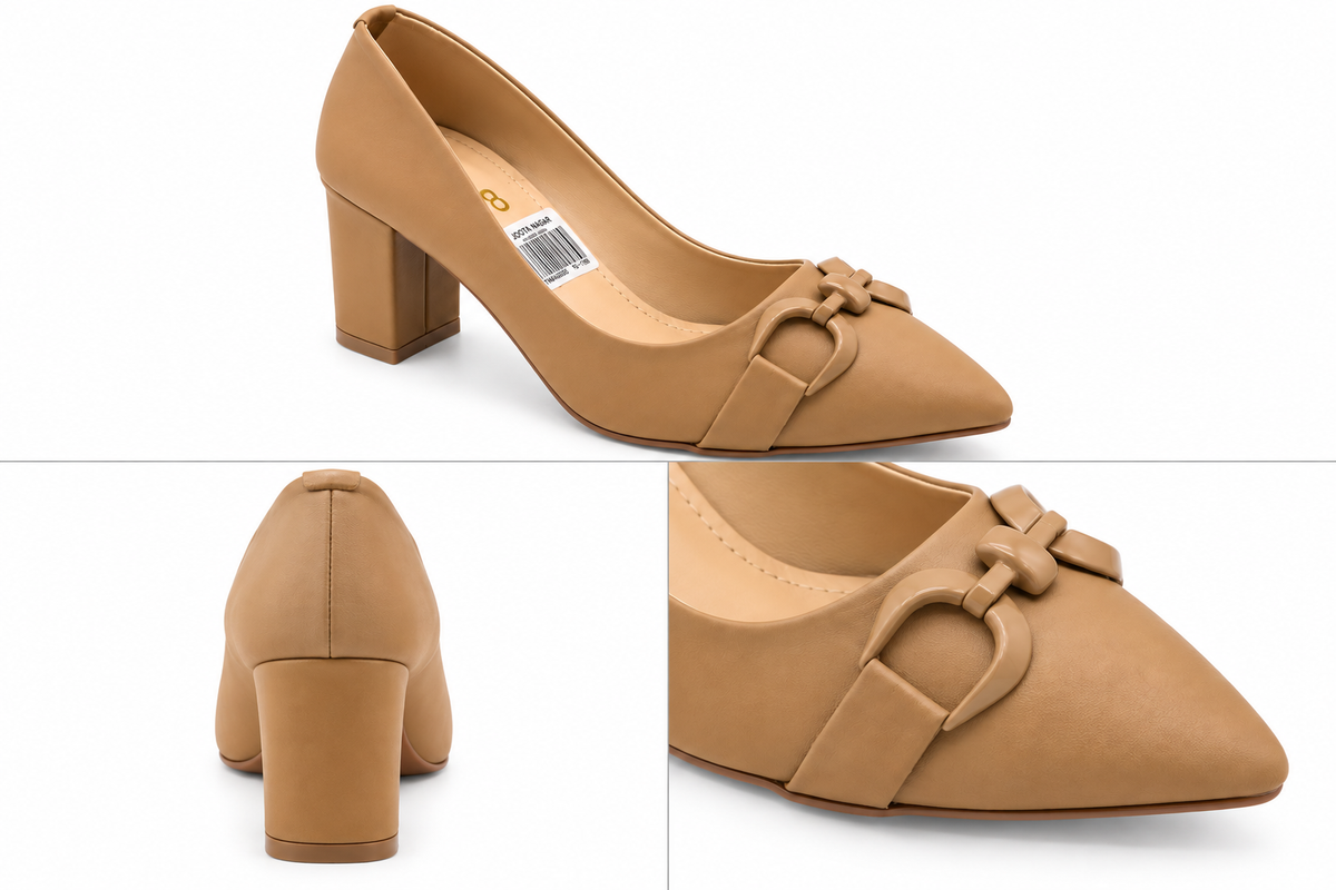 Classic Buckle Detail Court shoe