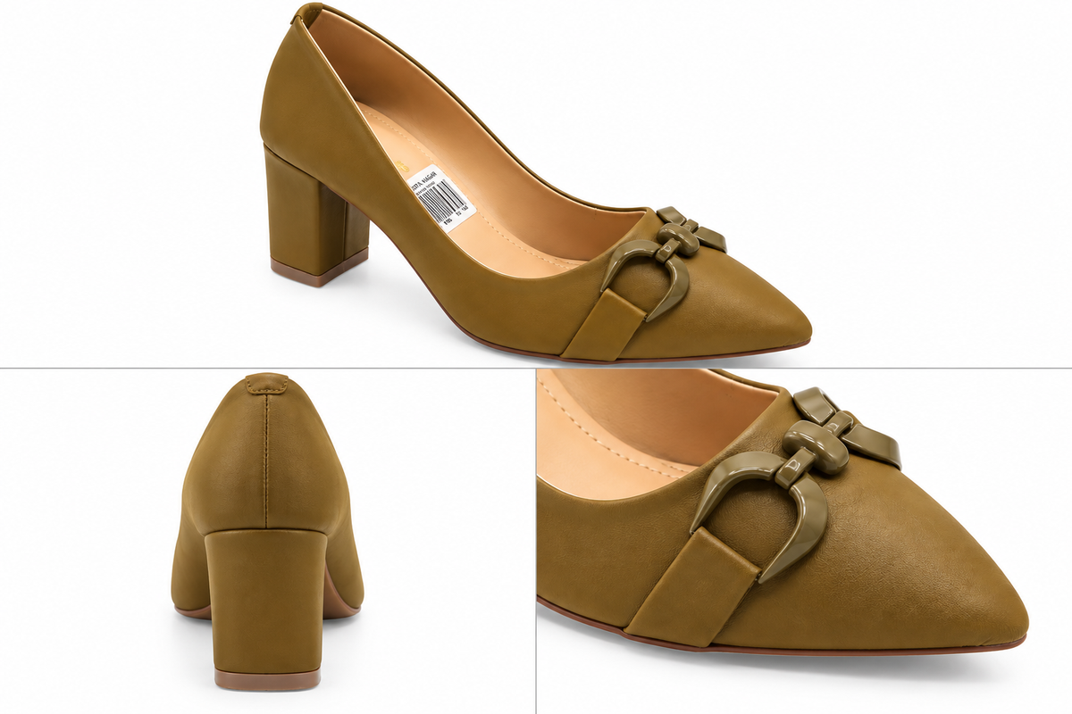 Classic Buckle Detail Court shoe