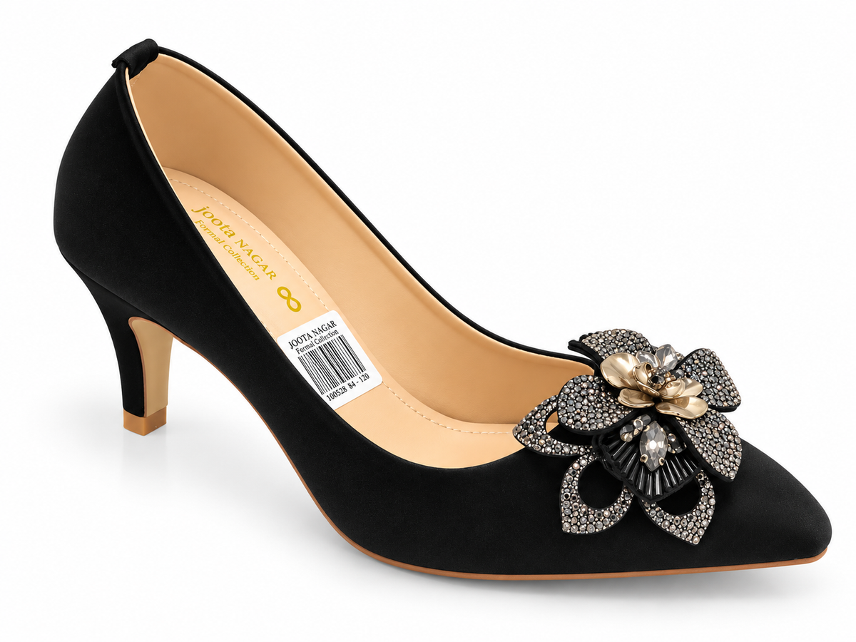 Crystal tai Ladies Court Heel