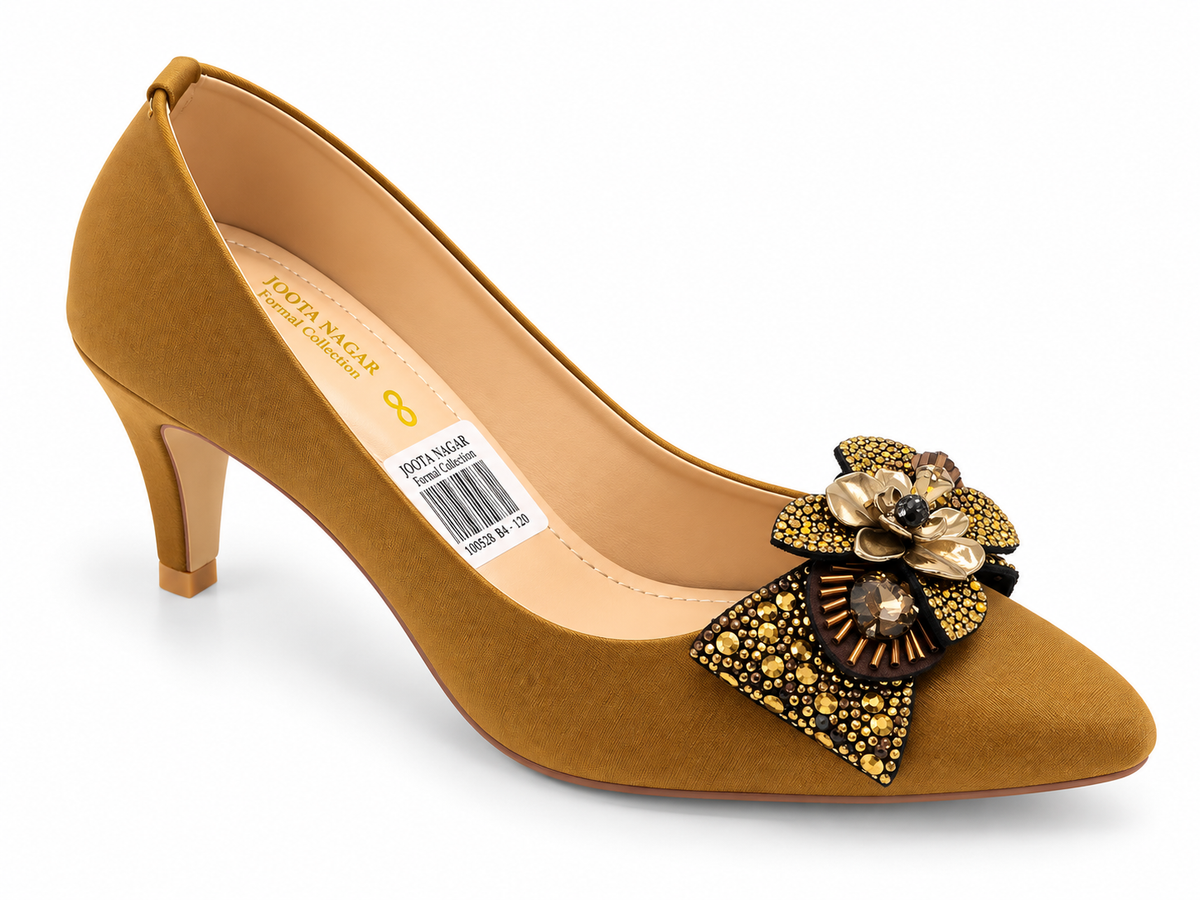Crystal tai Ladies Court Heel