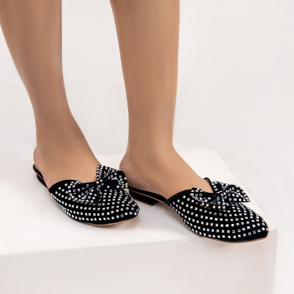 Black Bow Comfort Pump