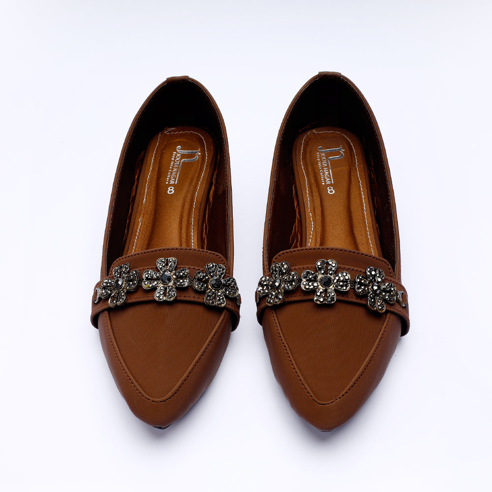 Brown Fancy Pumps