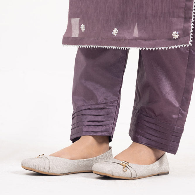 Grey Fancy Comfort Pumps