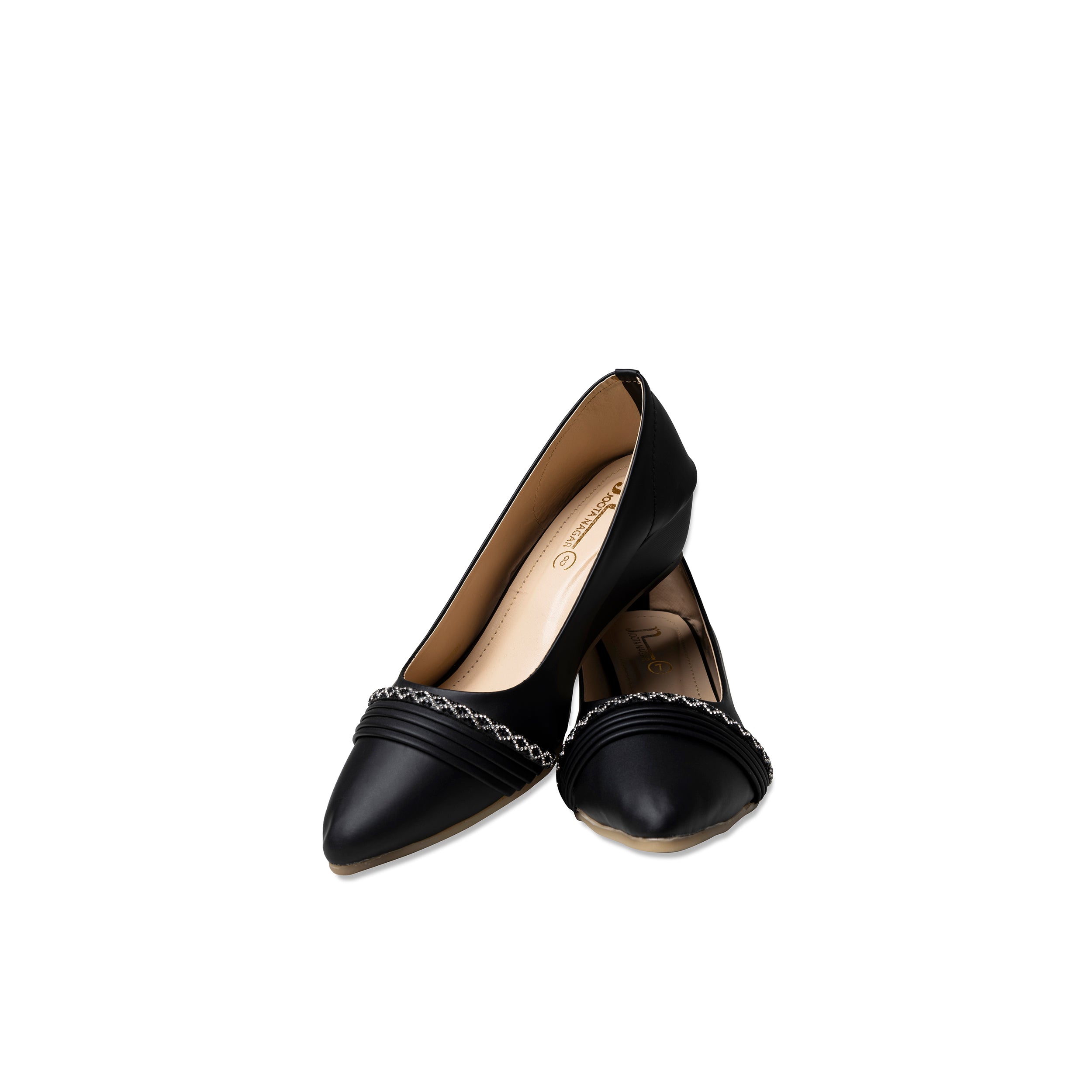 Black Gel Sole Comfort Pump