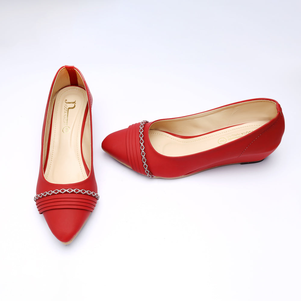 Red Gel Sole Comfort Pump