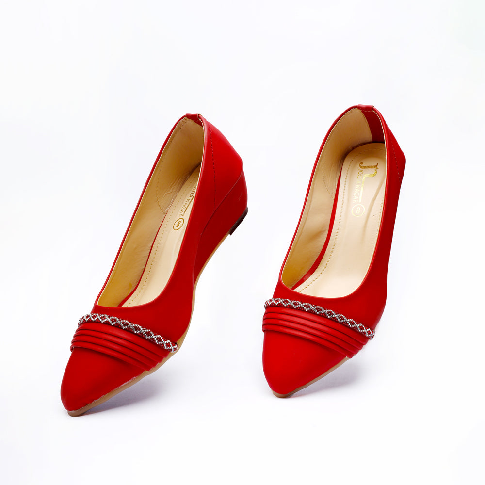 Red Gel Sole Comfort Pump