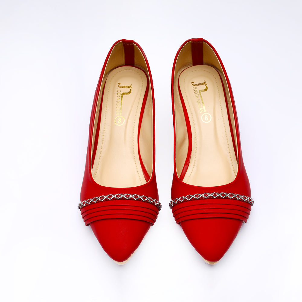 Red Gel Sole Comfort Pump