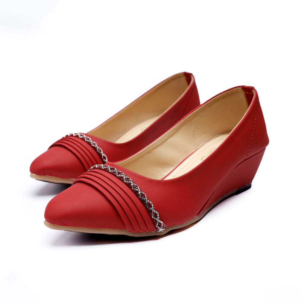 Red Gel Sole Comfort Pump