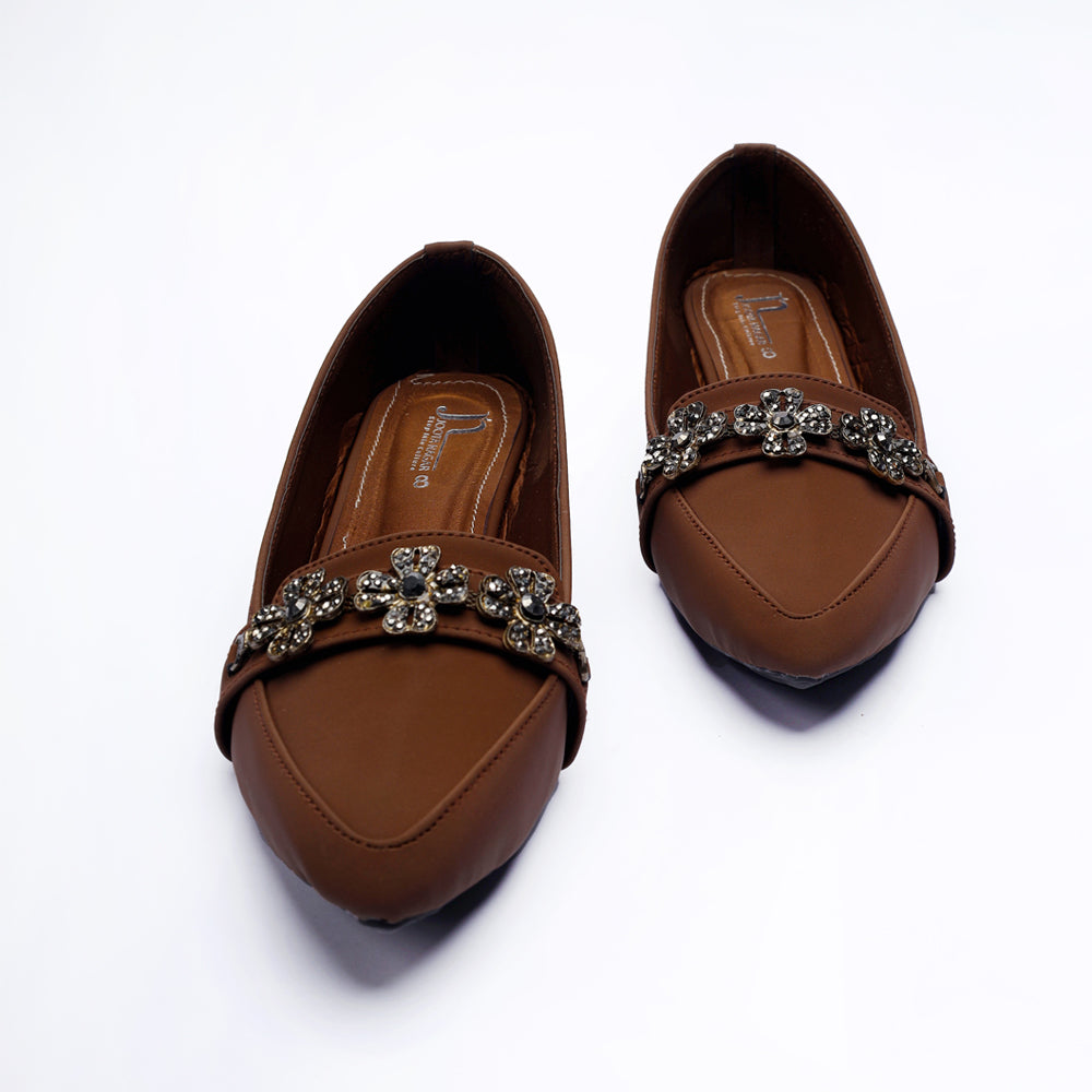Brown Fancy Pumps