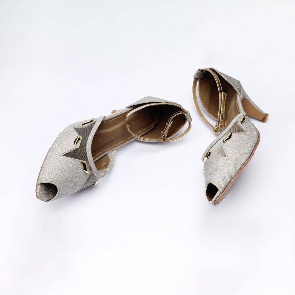 Fancy Bridal Block Heels