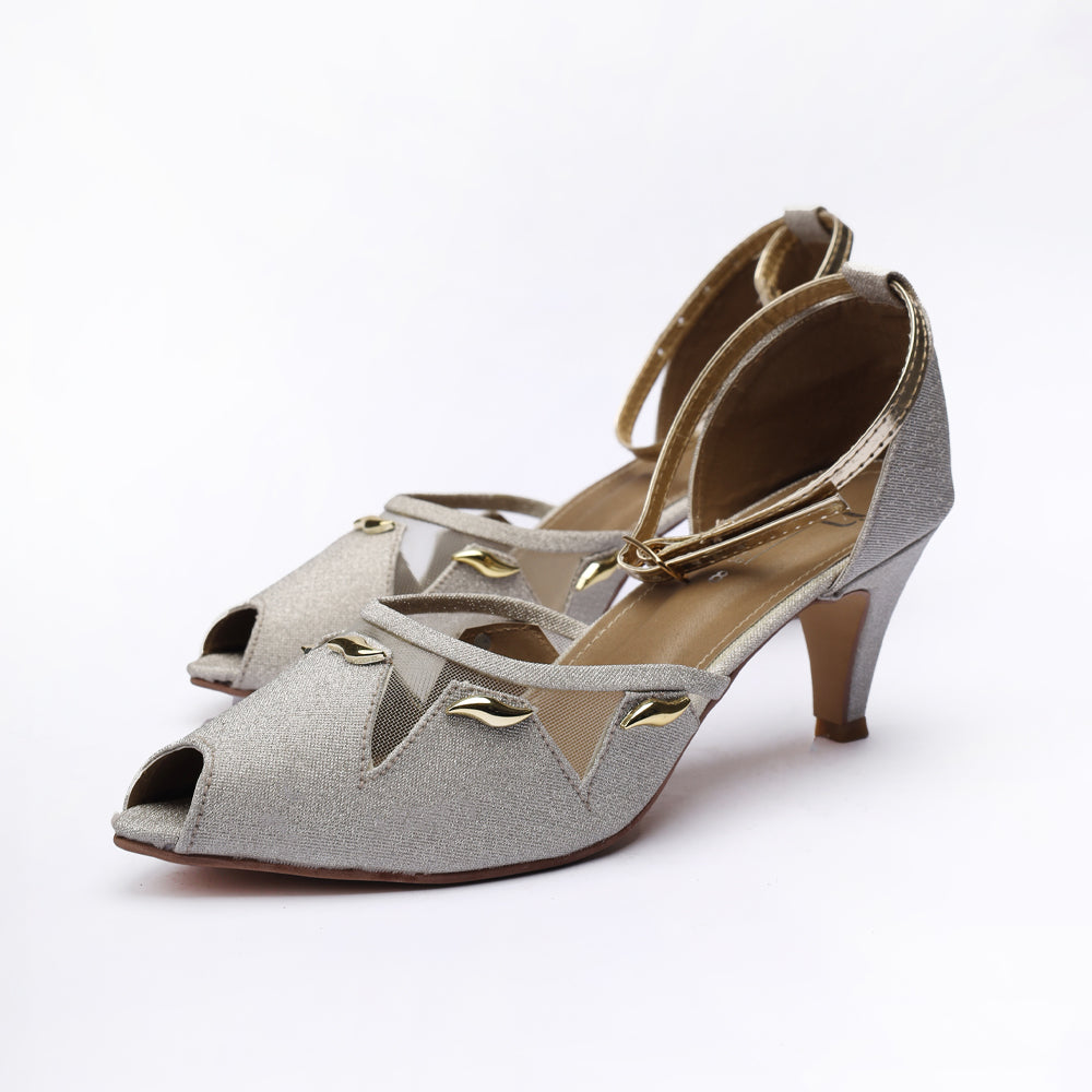 Fancy Bridal Block Heels