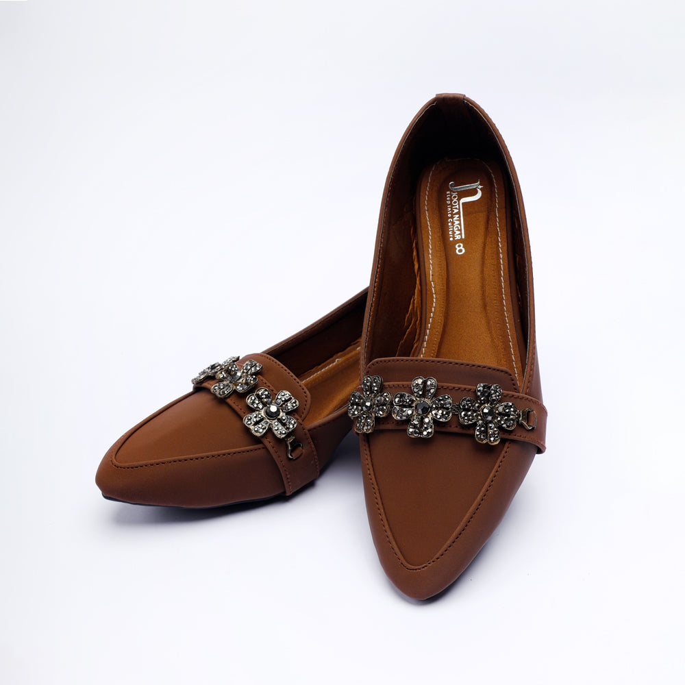 Brown Fancy Pumps