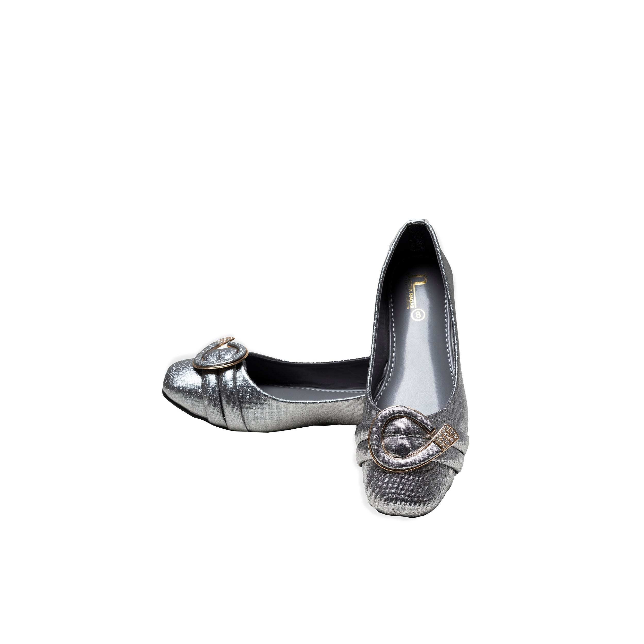 Grey Fancy Pumps