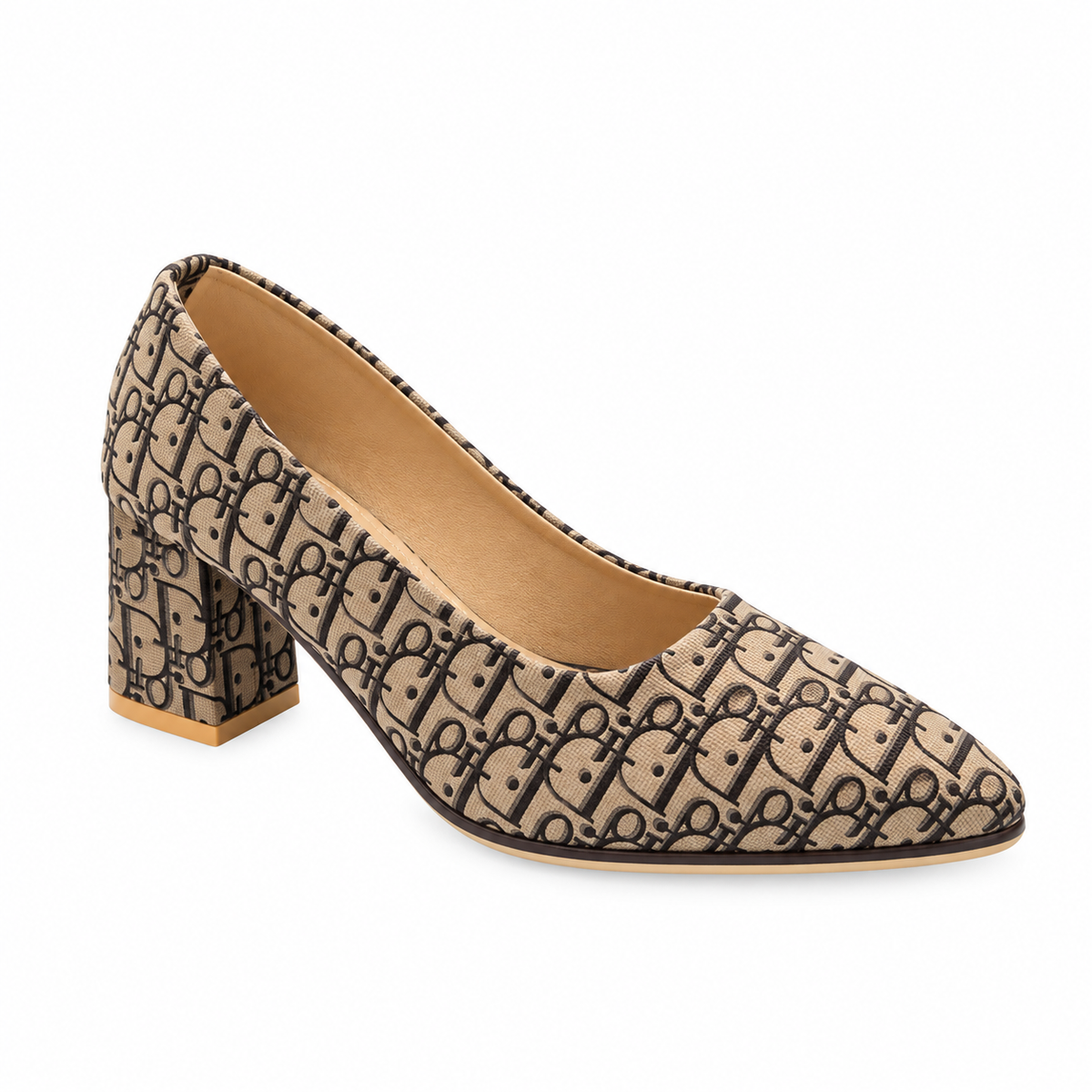 Classic Printed Court Shoes