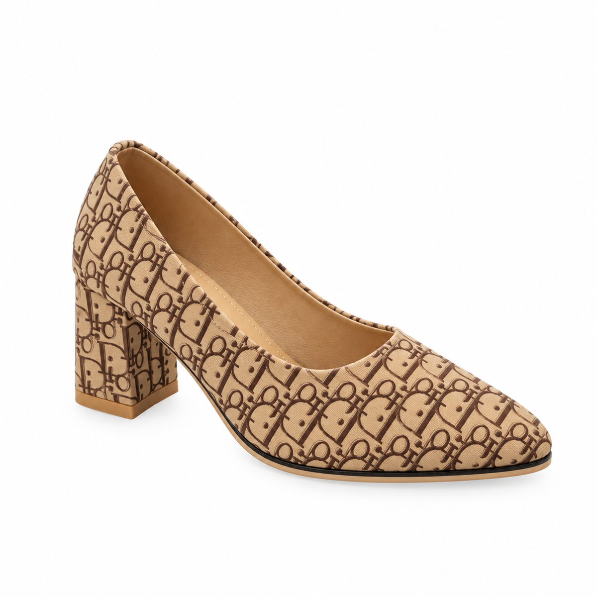 Classic Printed Court Shoes