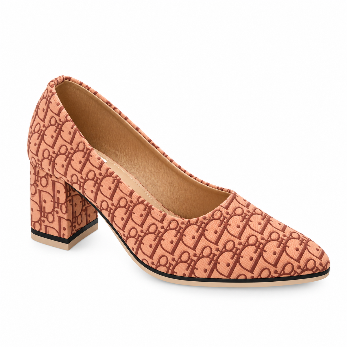 Classic Printed Court Shoes