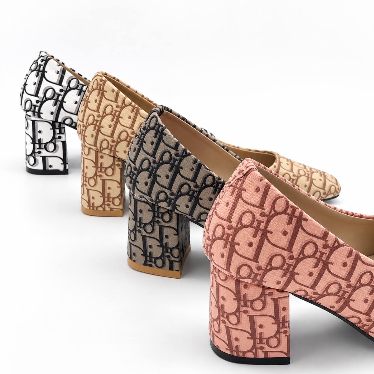 Classic Printed Court Shoes