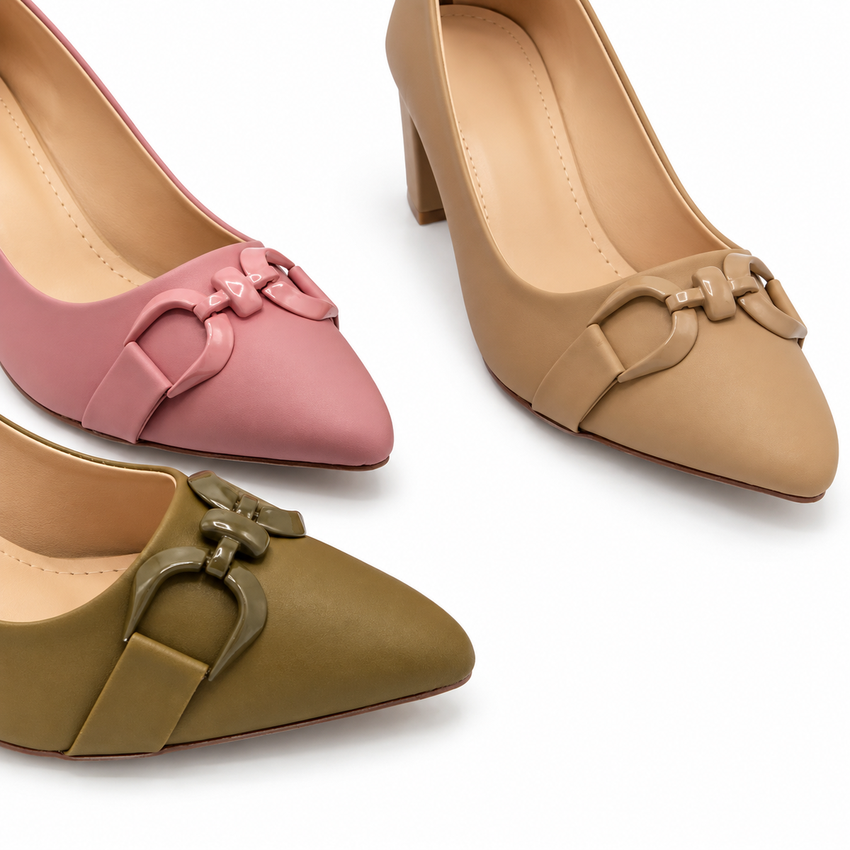 Classic Buckle Detail Court shoe