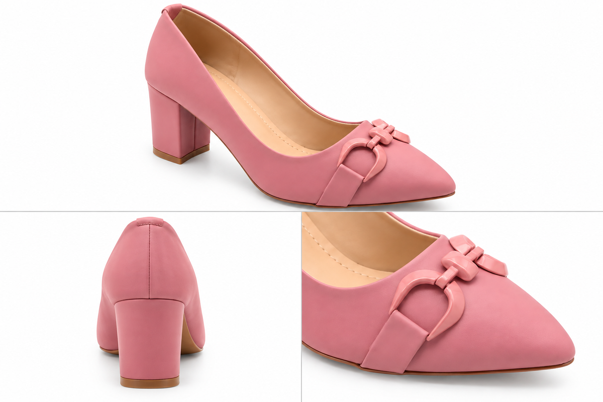 Classic Buckle Detail Court shoe