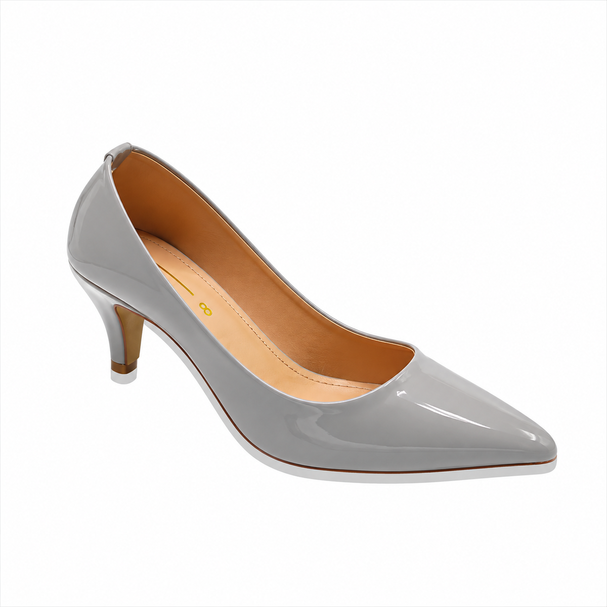 Patent Pointed-Toe Court Shoes