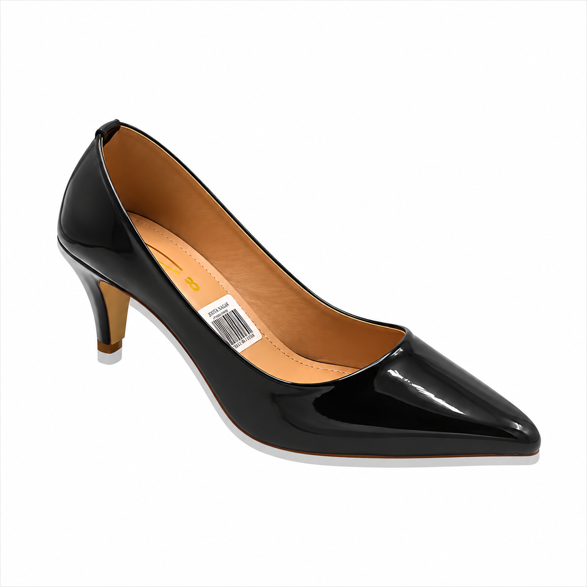 Patent Pointed-Toe Court Shoes
