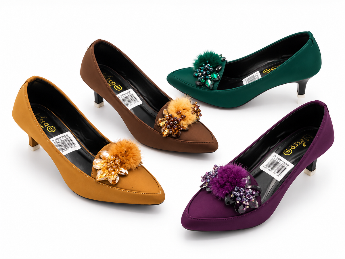 NAGINA TAI COATSHO  WITH COLOR HEEL