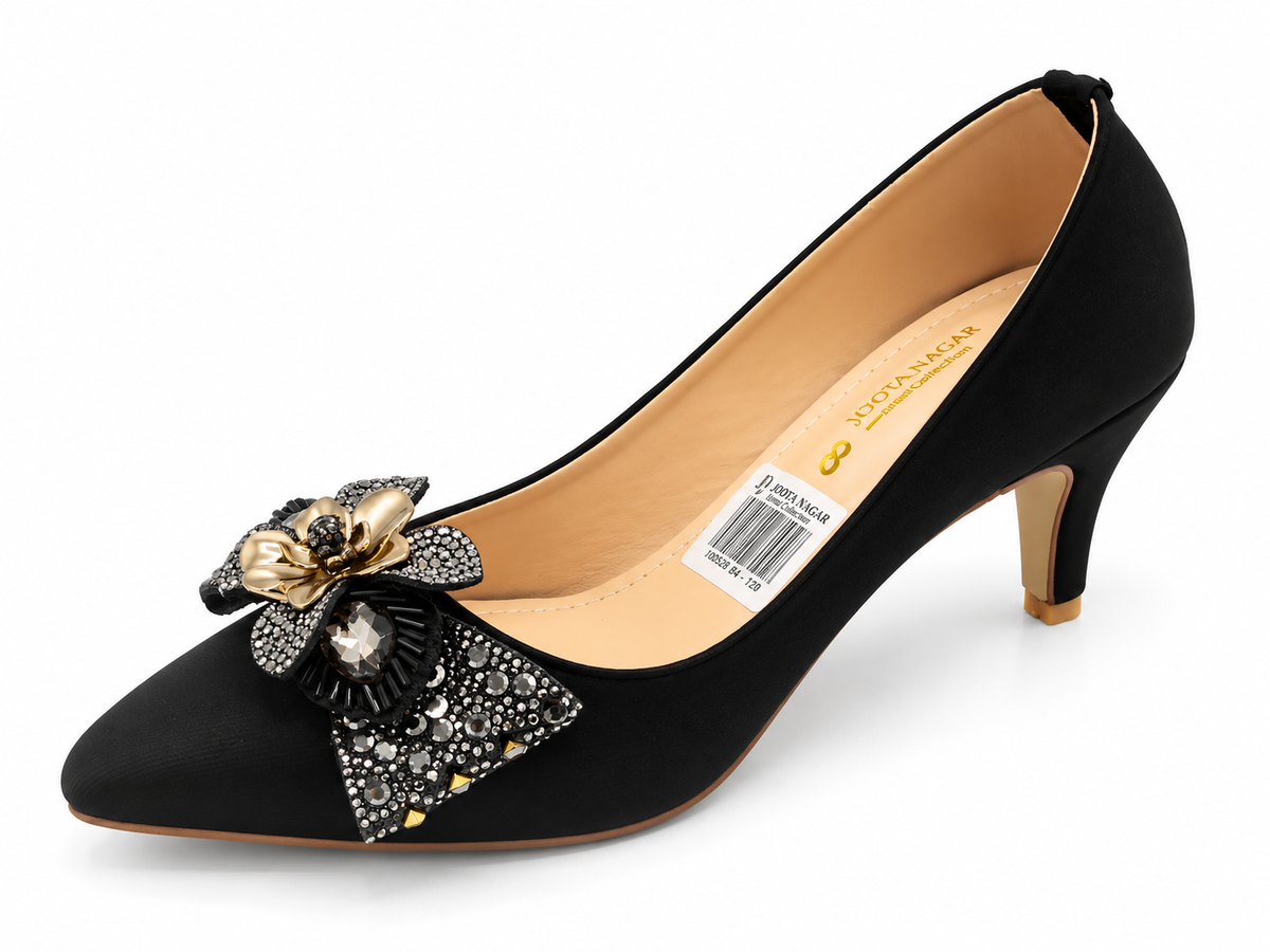 Crystal tai Ladies Court Heel