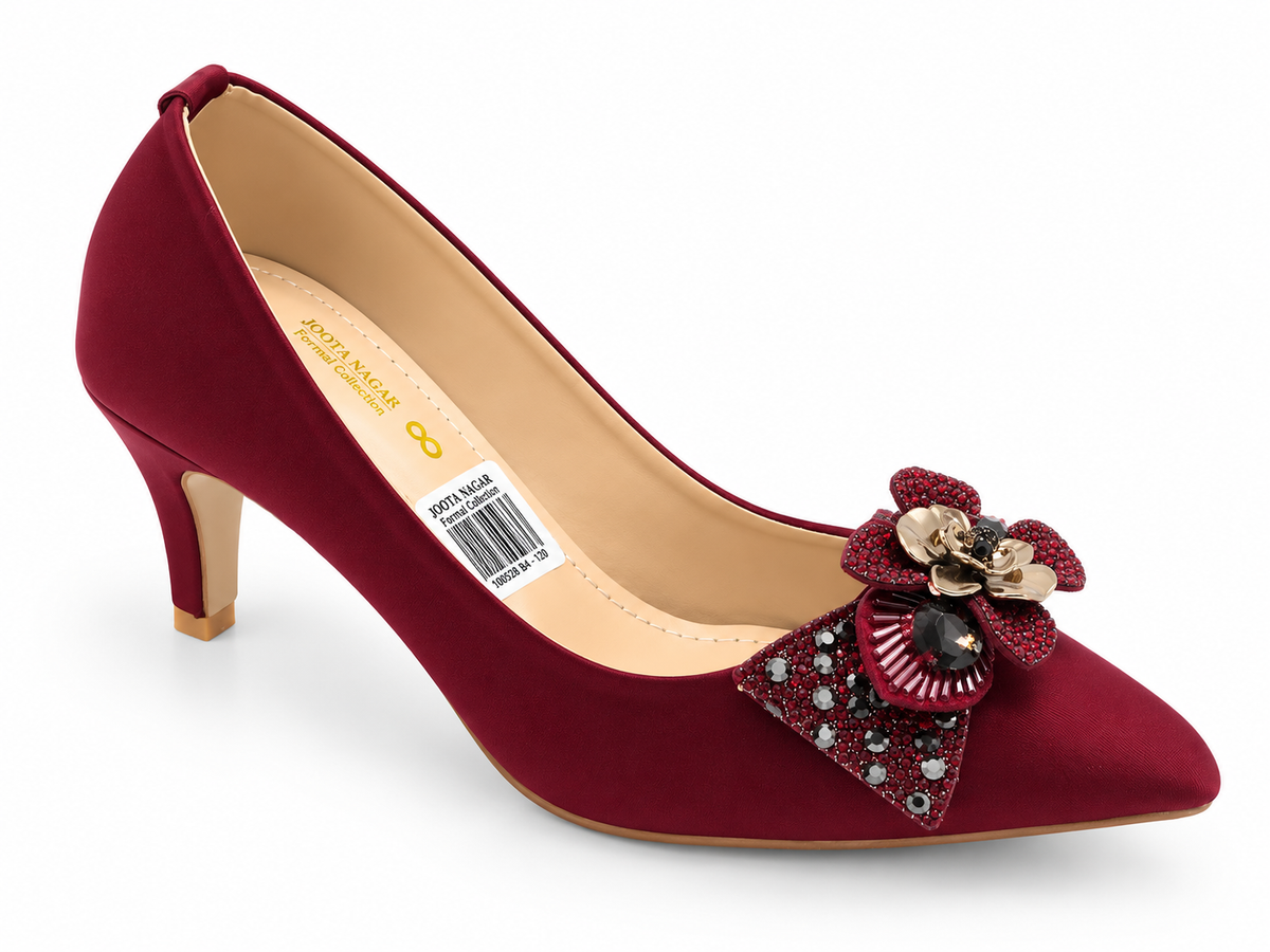 Crystal tai Ladies Court Heel