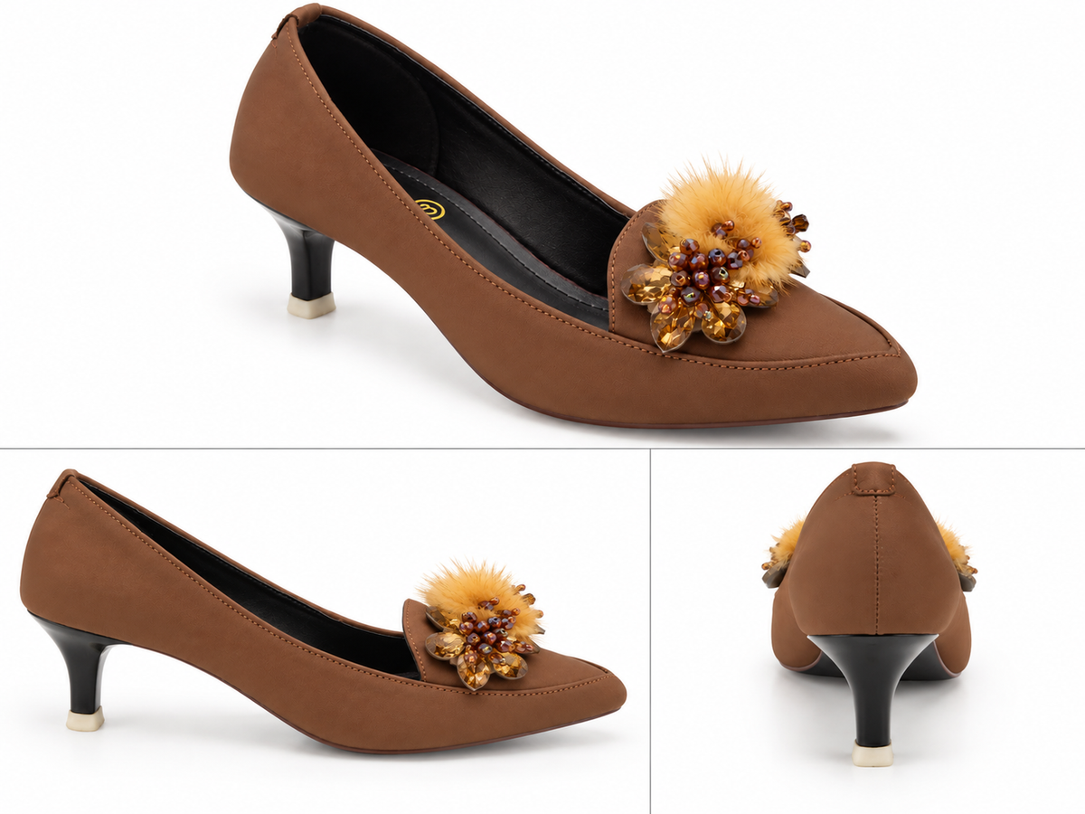 NAGINA TAI COATSHO  WITH COLOR HEEL