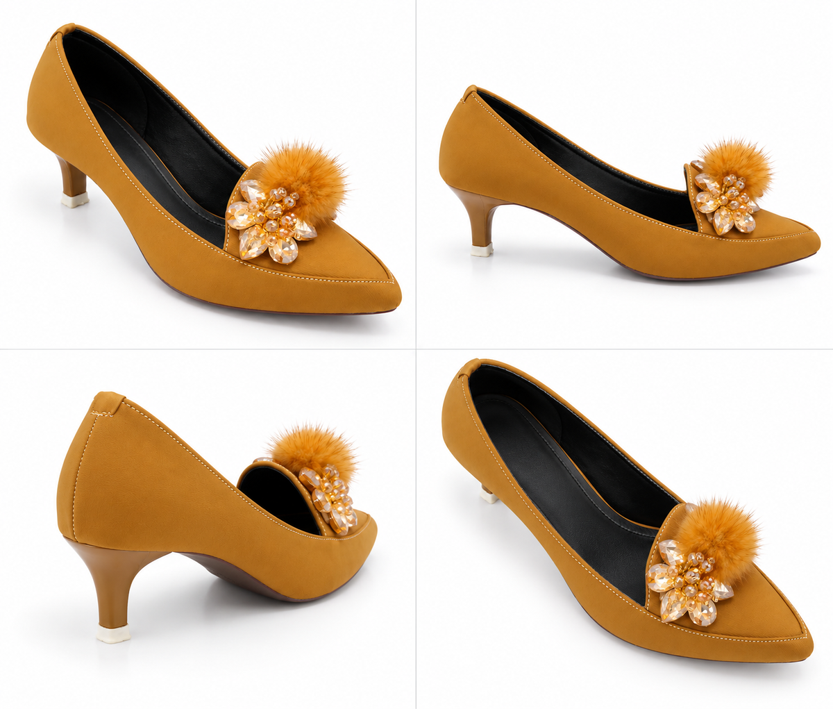 NAGINA TAI COATSHO  WITH COLOR HEEL