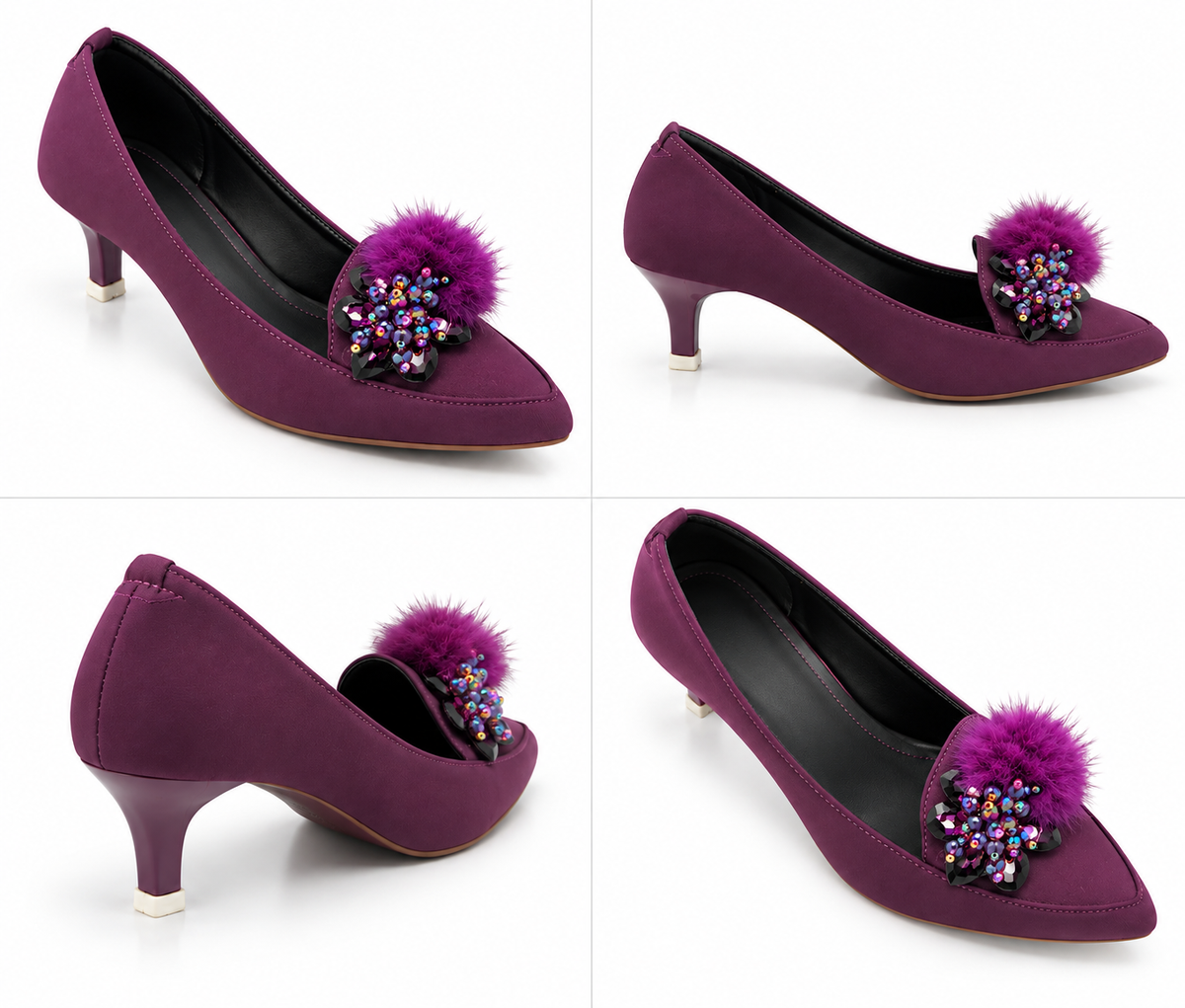 NAGINA TAI COATSHO  WITH COLOR HEEL